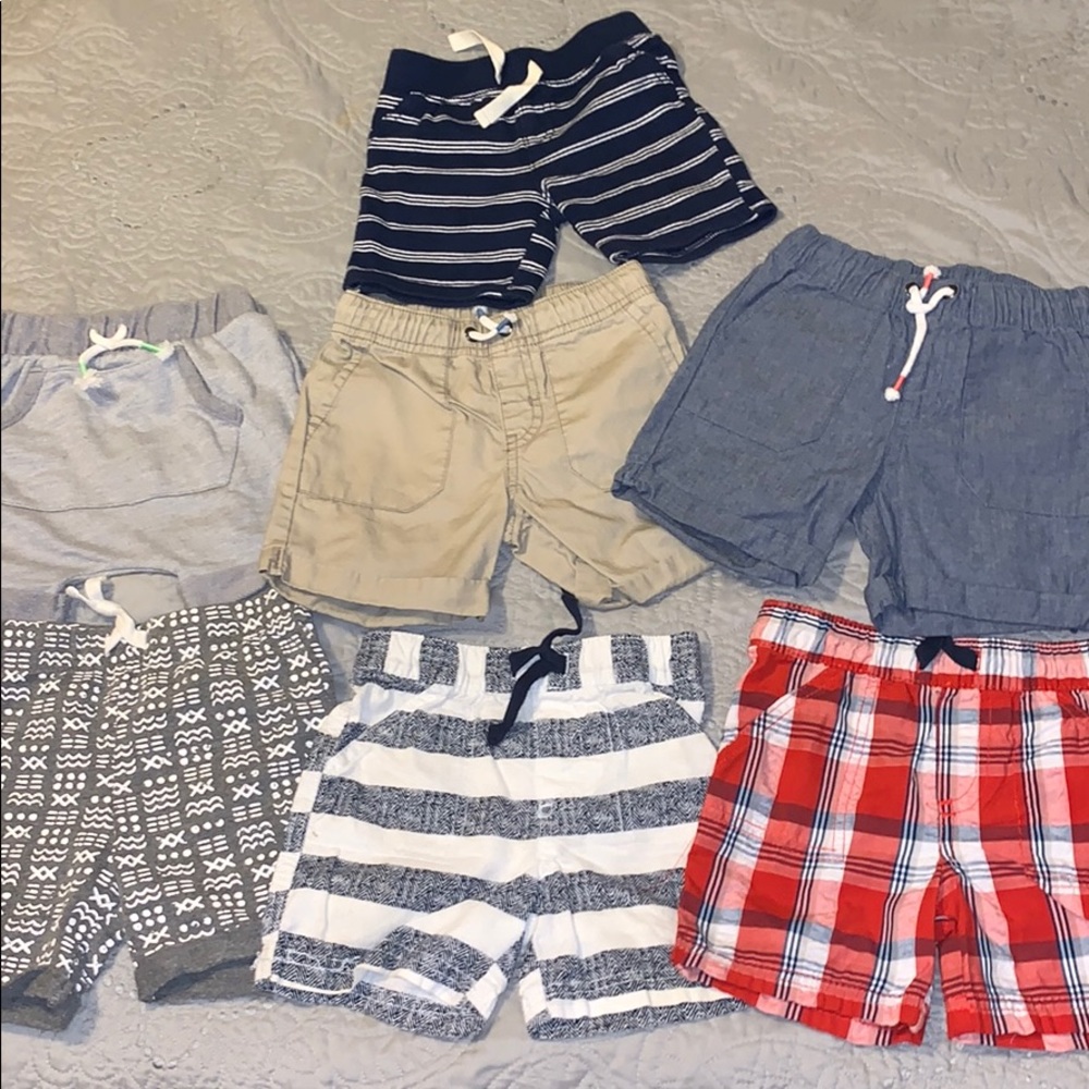 7 shorts. All 18 months. Mixed brands.
